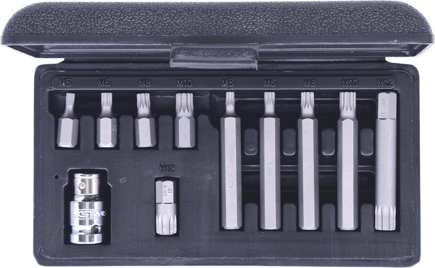 KS TOOLS 10mm Bit-Satz, 11-tlg, Vielzahn