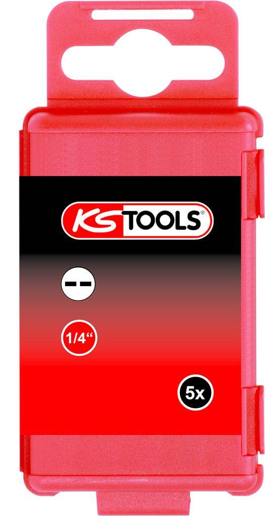 KS TOOLS 1/4" Bit Spanner, 75mm, 4mm, 5er Pack