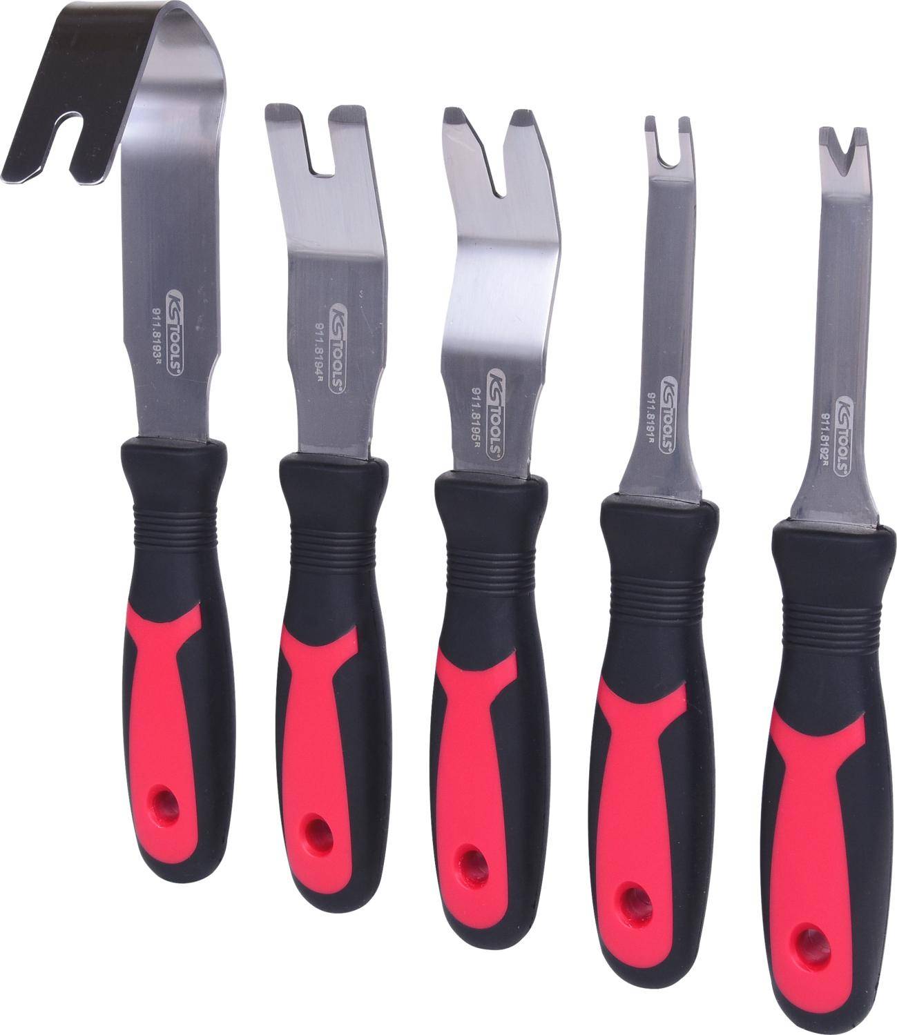 KS TOOLS Cliplser- und Schneidsatz, 5-tlg