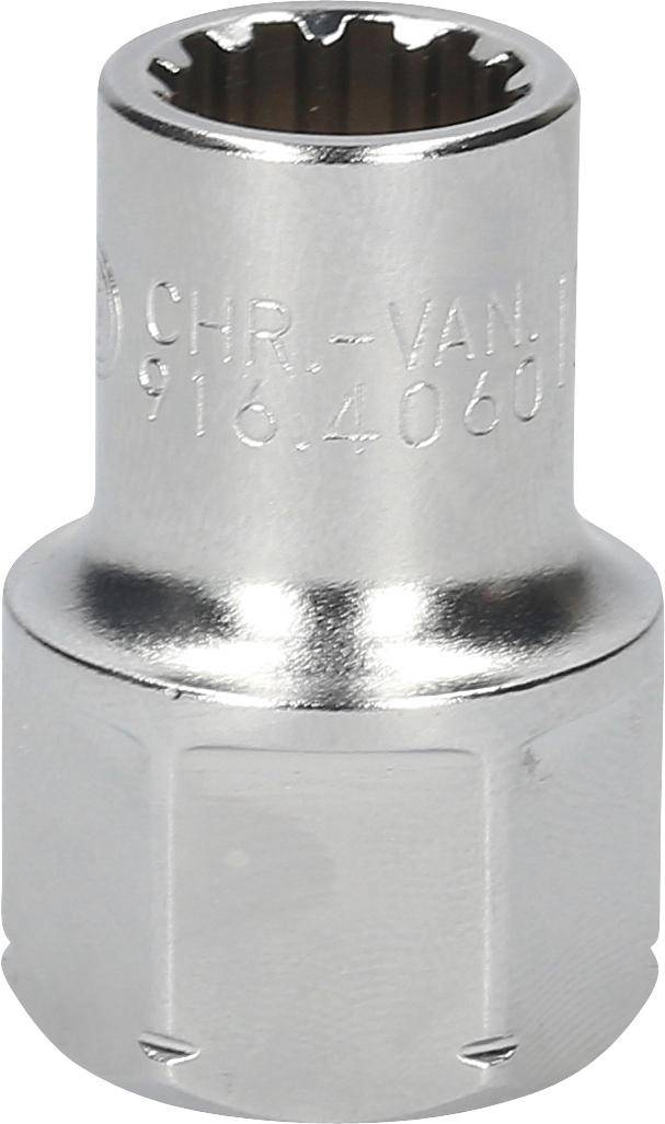 KS TOOLS 19mm TRIPLEplus Durchgangs-Stecknuss, 10mm