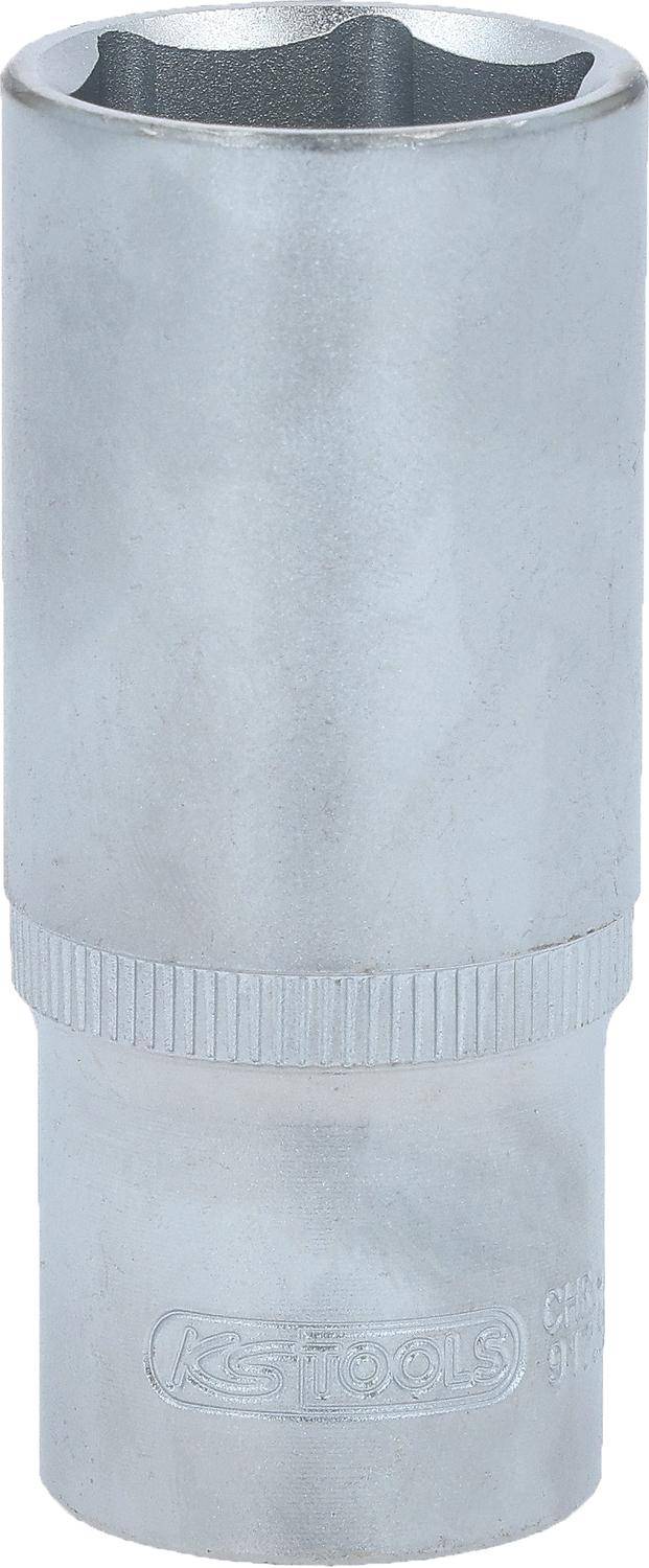 KS TOOLS 1/2" Sechskant-Stecknuss, lang, 1"