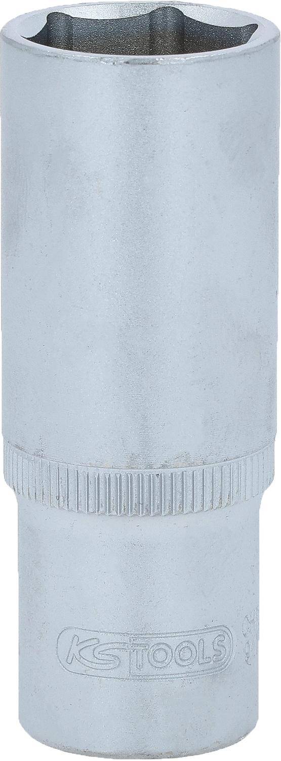 KS TOOLS 1/2" Sechskant-Stecknuss, lang, 7/8"