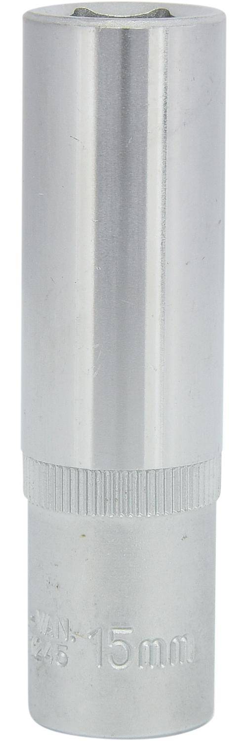 KS TOOLS 1/2" Sechskant-Stecknuss, lang, 15mm