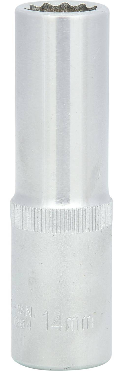 KS TOOLS 1/2" 12-kant-Stecknuss, lang, 14mm