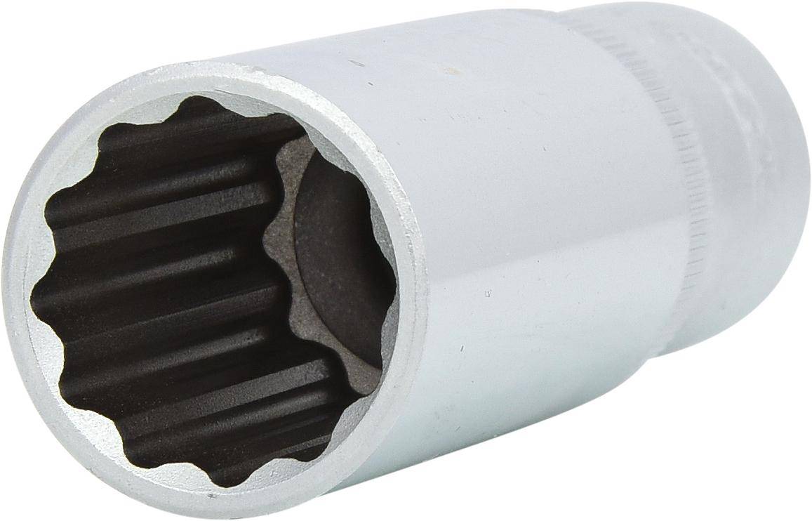 KS TOOLS 1/2" 12-kant-Stecknuss, lang, 19mm