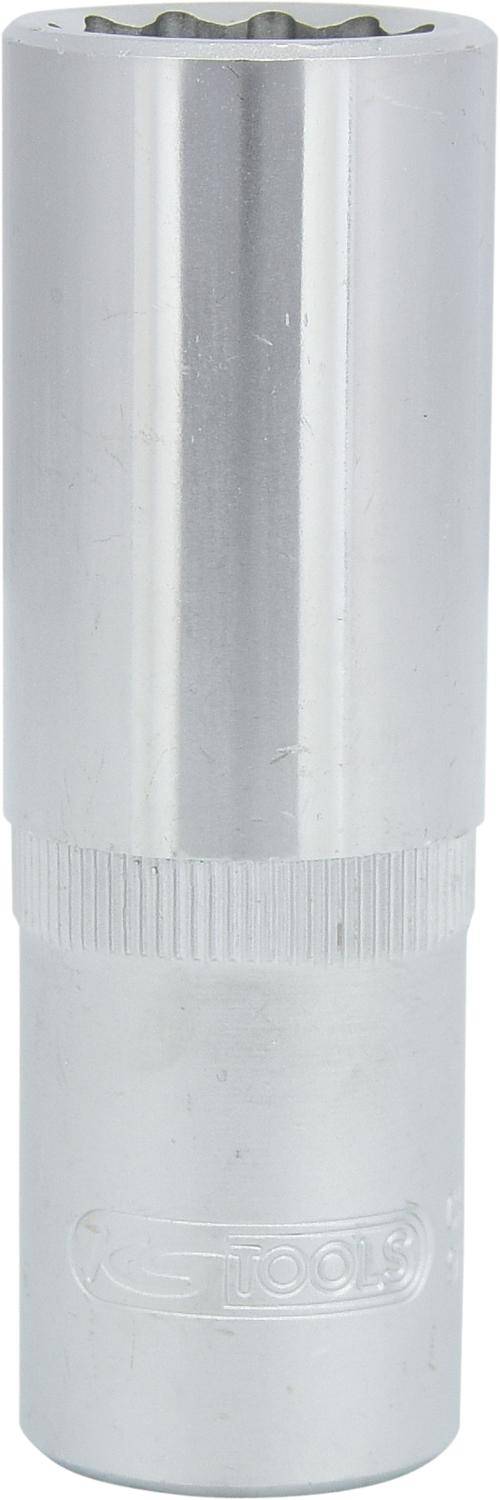 KS TOOLS 1/2" 12-kant-Stecknuss, lang, 18mm