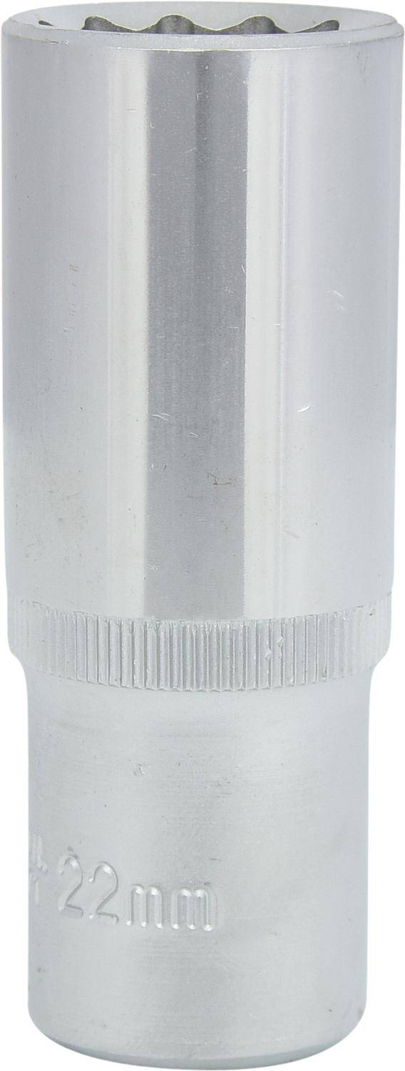 KS TOOLS 1/2" 12-kant-Stecknuss, lang, 22mm