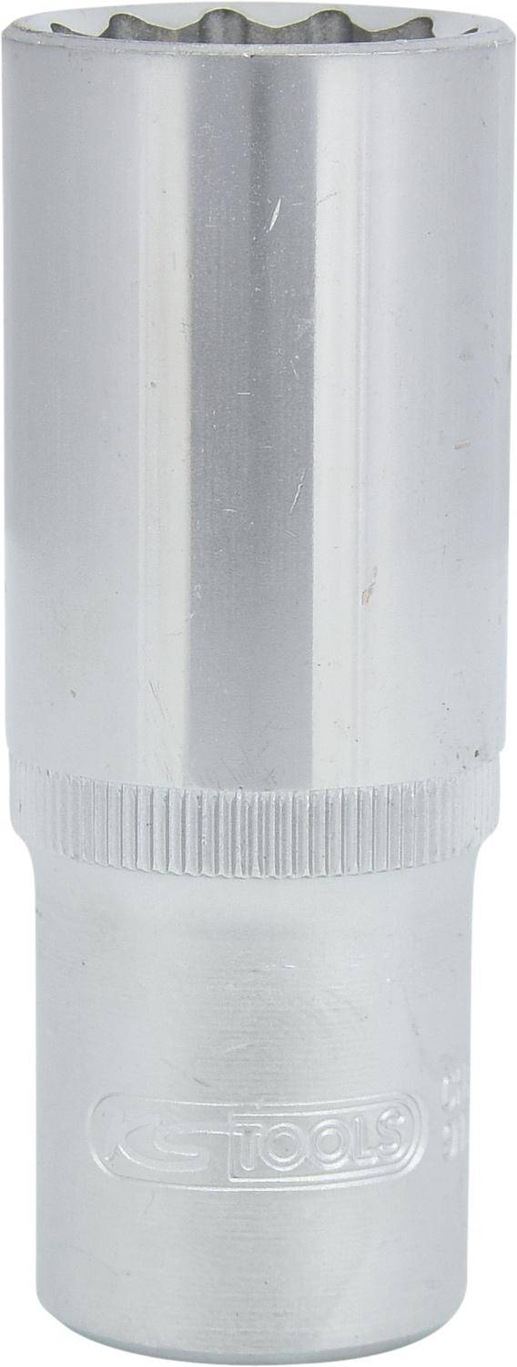 KS TOOLS 1/2" 12-kant-Stecknuss, lang, 22mm