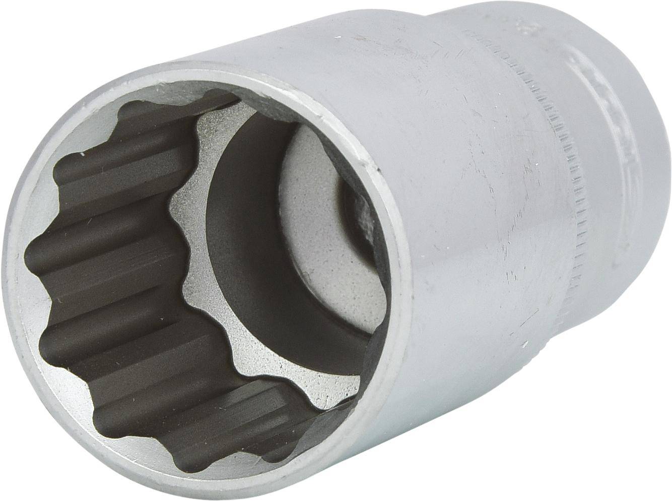 KS TOOLS 1/2" 12-kant-Stecknuss, lang, 27mm