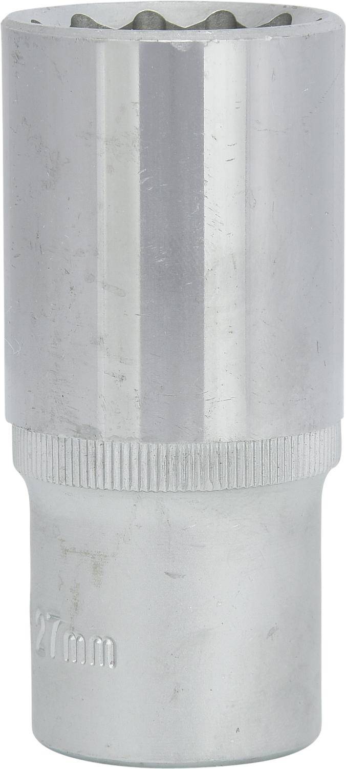 KS TOOLS 1/2" 12-kant-Stecknuss, lang, 27mm