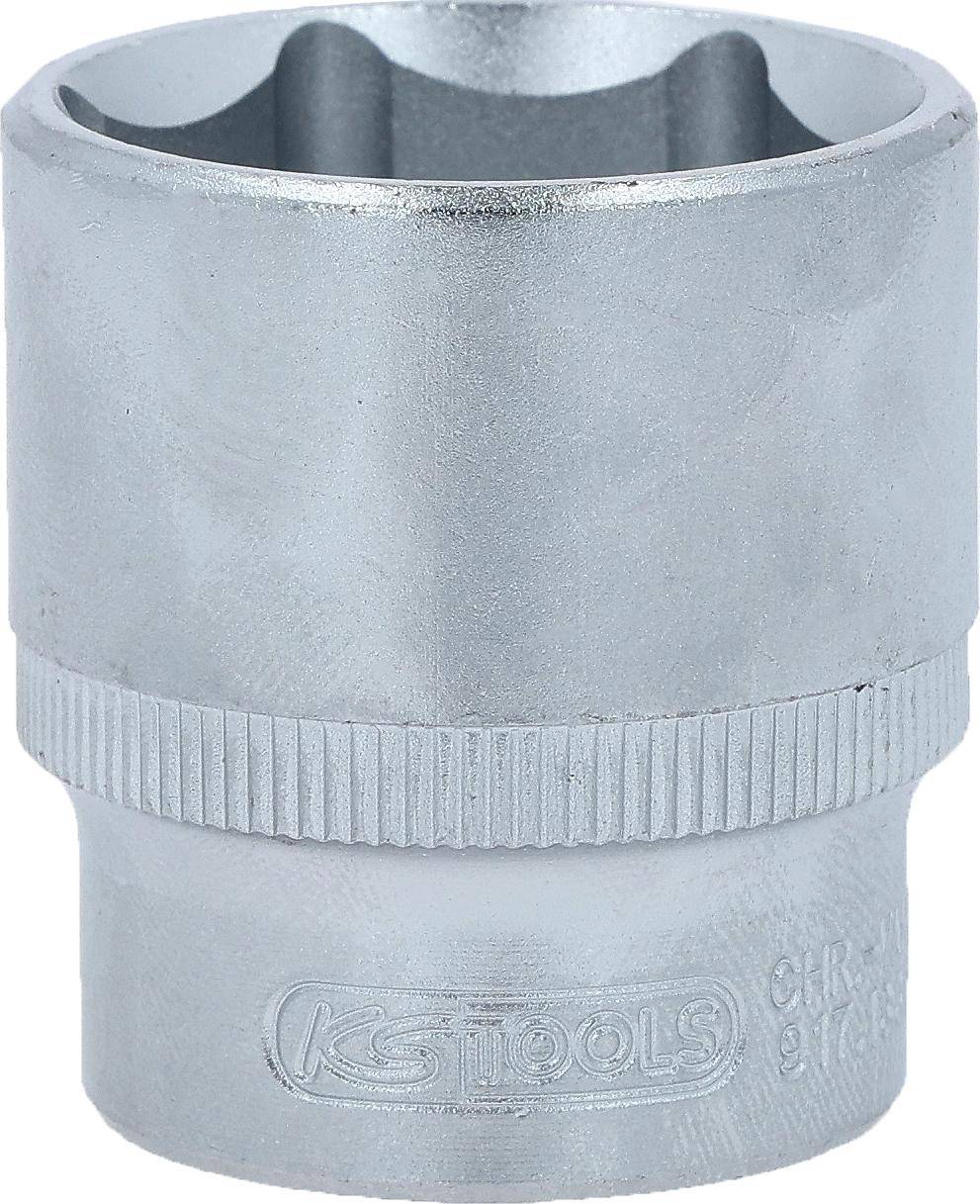 KS TOOLS 1/2" Sechskant-Stecknuss, 1.1/4"