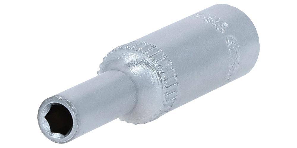 KS TOOLS 1/4" Sechskant-Stecknuss, lang, 5/32"
