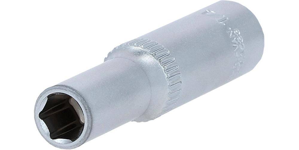 KS TOOLS 1/4" Sechskant-Stecknuss, lang, 1/4"