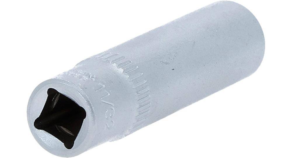 KS TOOLS 1/4" Sechskant-Stecknuss, lang, 11/32"
