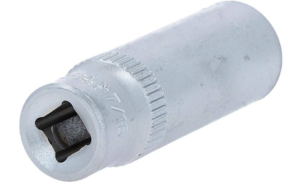 KS TOOLS 1/4" Sechskant-Stecknuss, lang, 7/16"