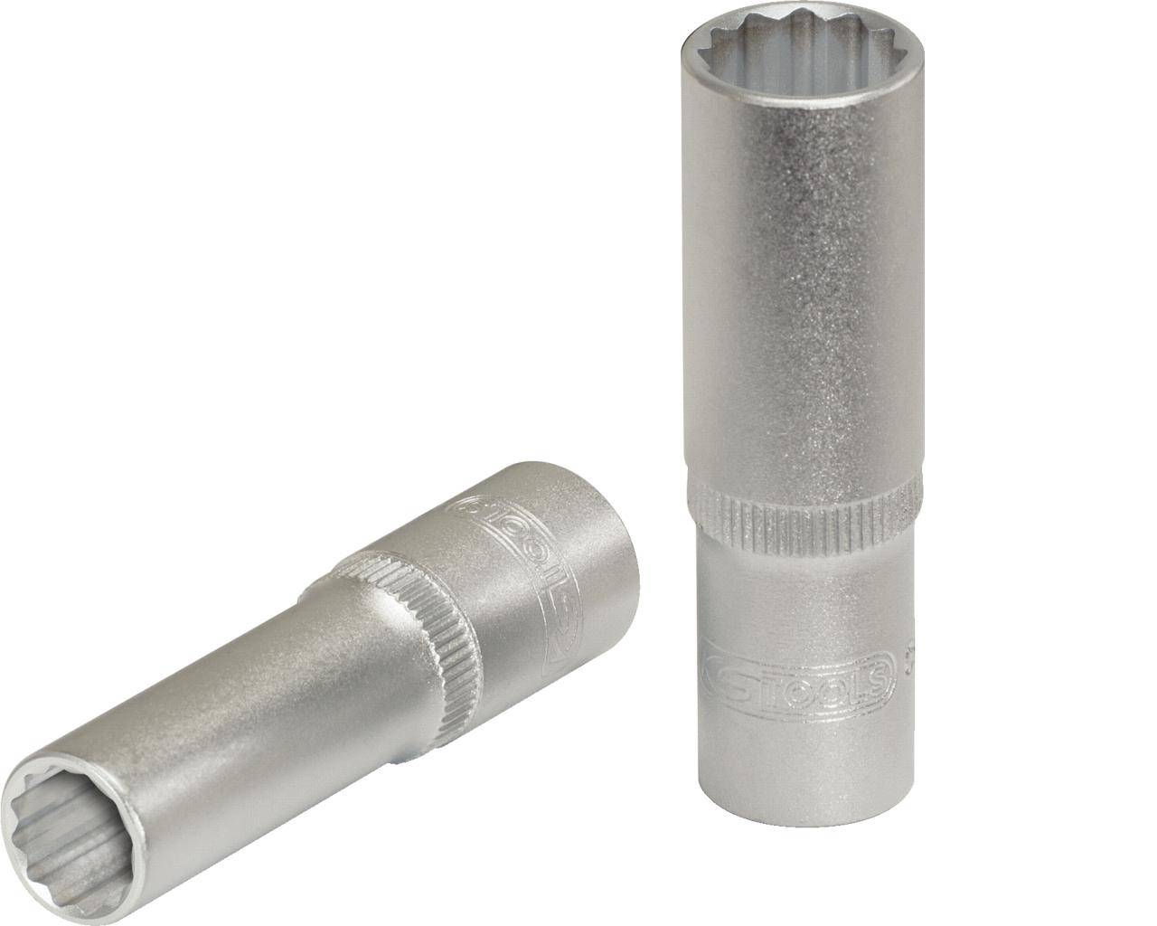 KS TOOLS 1/4" 12-Kant-Stecknuss lang 7/16"