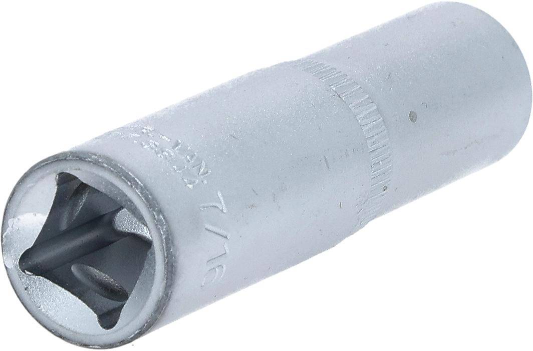 KS TOOLS 3/8" Sechskant-Stecknuss, lang, 7/16"