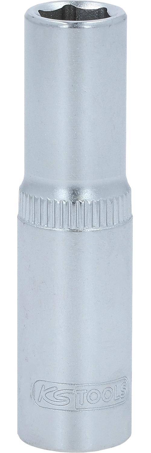 KS TOOLS 3/8" Sechskant-Stecknuss, lang, 3/8"