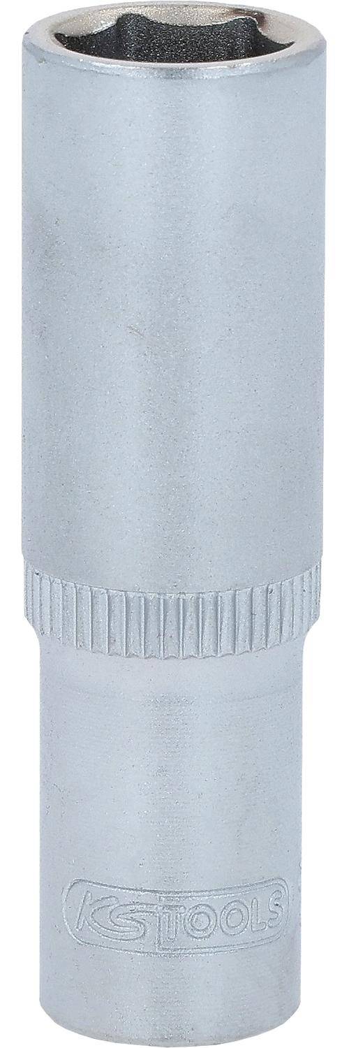 KS TOOLS 3/8" Sechskant-Stecknuss, lang, 1/2"