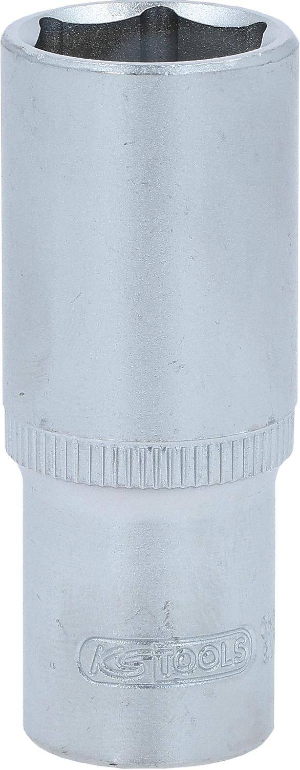 KS TOOLS 3/8" Sechskant-Stecknuss, lang, 3/4"