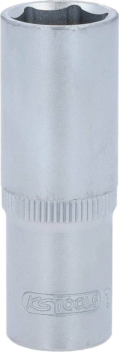 KS TOOLS 3/8" Sechskant-Stecknuss, lang, 5/8"