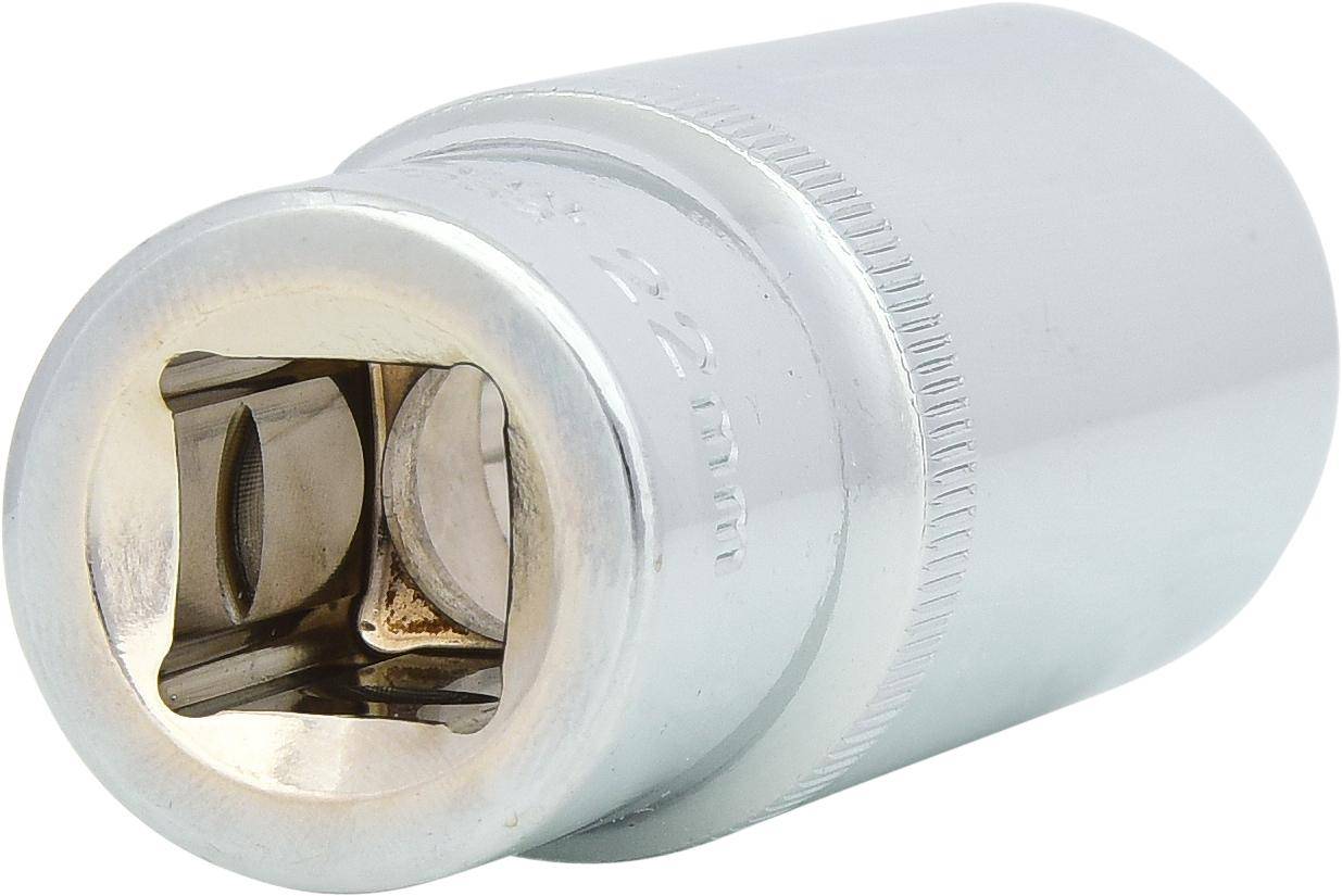 KS TOOLS 1/2" CHROMEplus Sechskant-Stecknuss, lang, 22mm