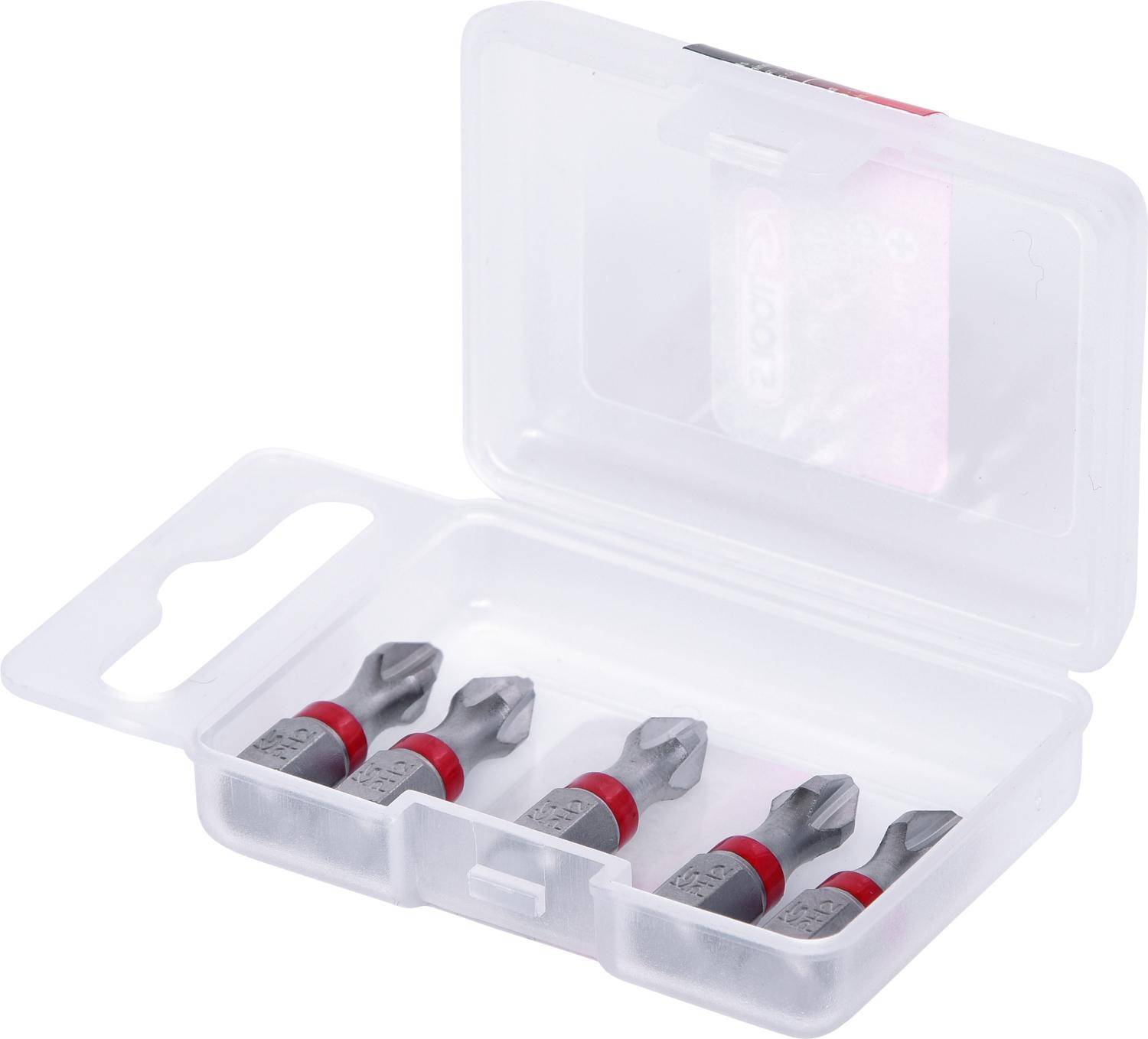 KS TOOLS 1/4" TORSIONpower Bit, 25mm, PH2, 5er Pack