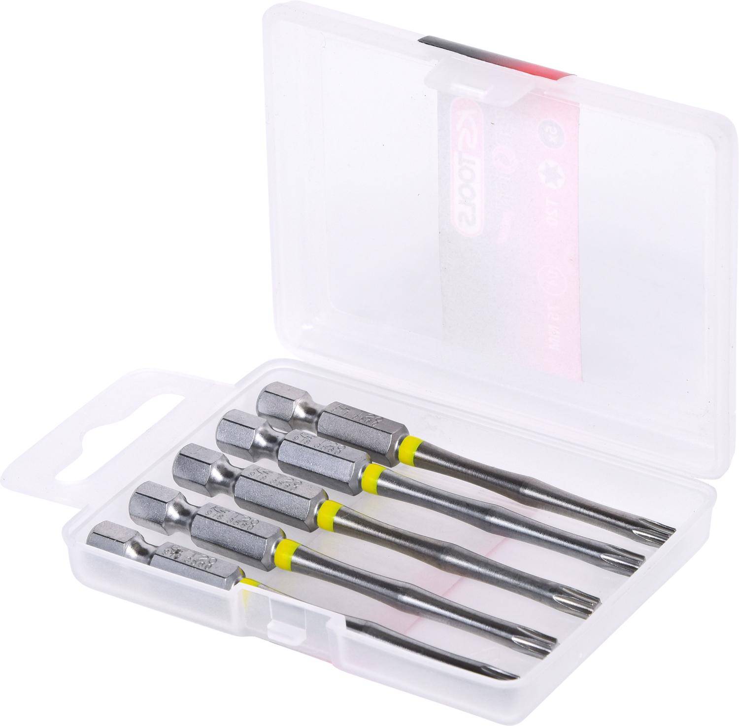 KS TOOLS 1/4" TORSIONpower Bit Torx, 75mm, T20, 5er Pack