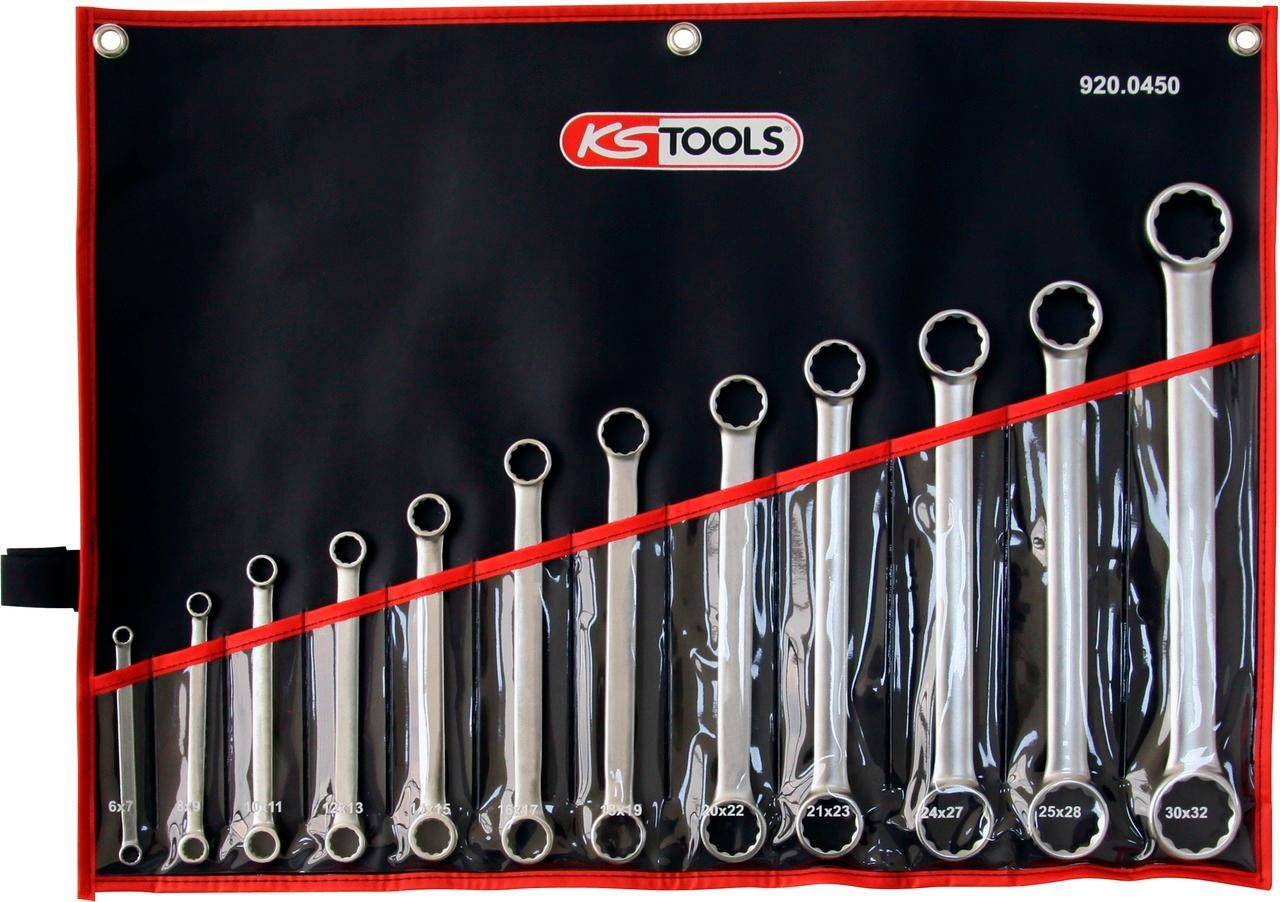 KS TOOLS ULTIMATEplus Doppel-Ringschlssel-Satz, gerade, 12-tlg