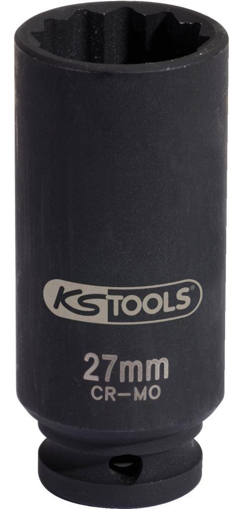 KS TOOLS 1/2" Spezial-Gelenkwellen-Kraft-Stecknuss, 27mm