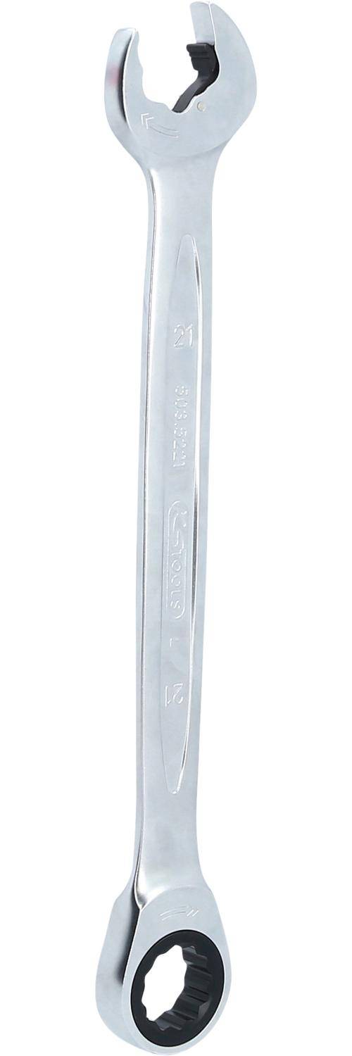 KS TOOLS DUO GEARplus Ringmaulschlssel,Maul-Ratschenfunktion 21mm