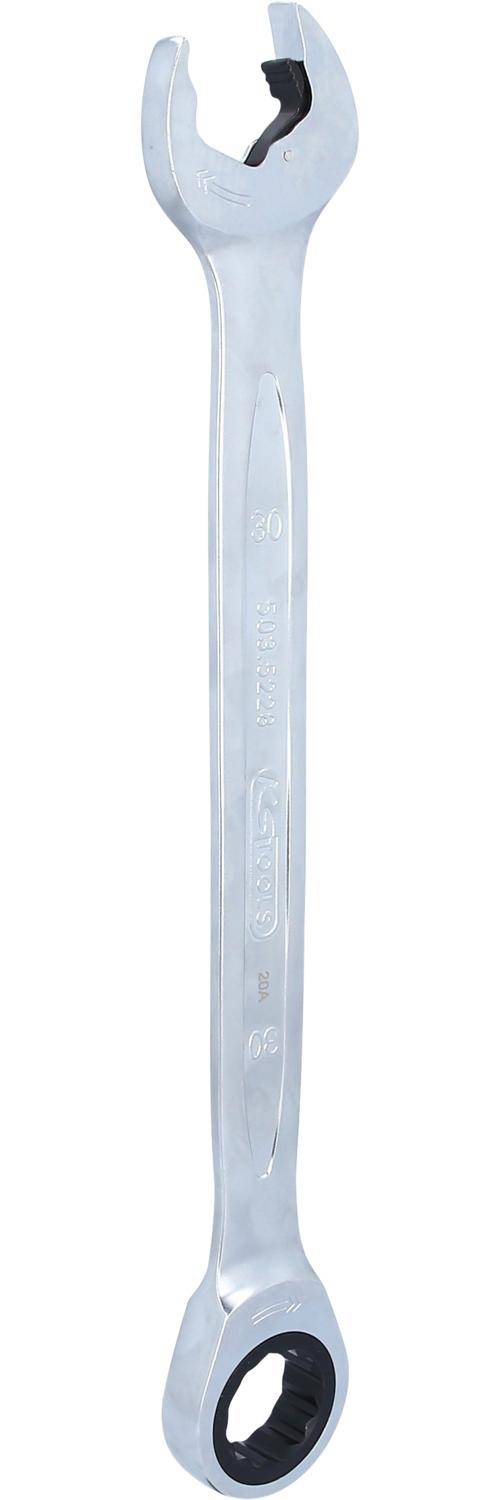 KS TOOLS DUO GEARplus Ringmaulschlssel,Maul-Ratschenfunktion 30mm