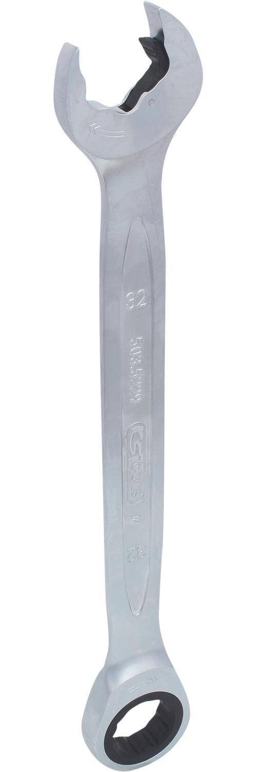 KS TOOLS DUO GEARplus Ringmaulschlssel,Maul-Ratschenfunktion 32mm
