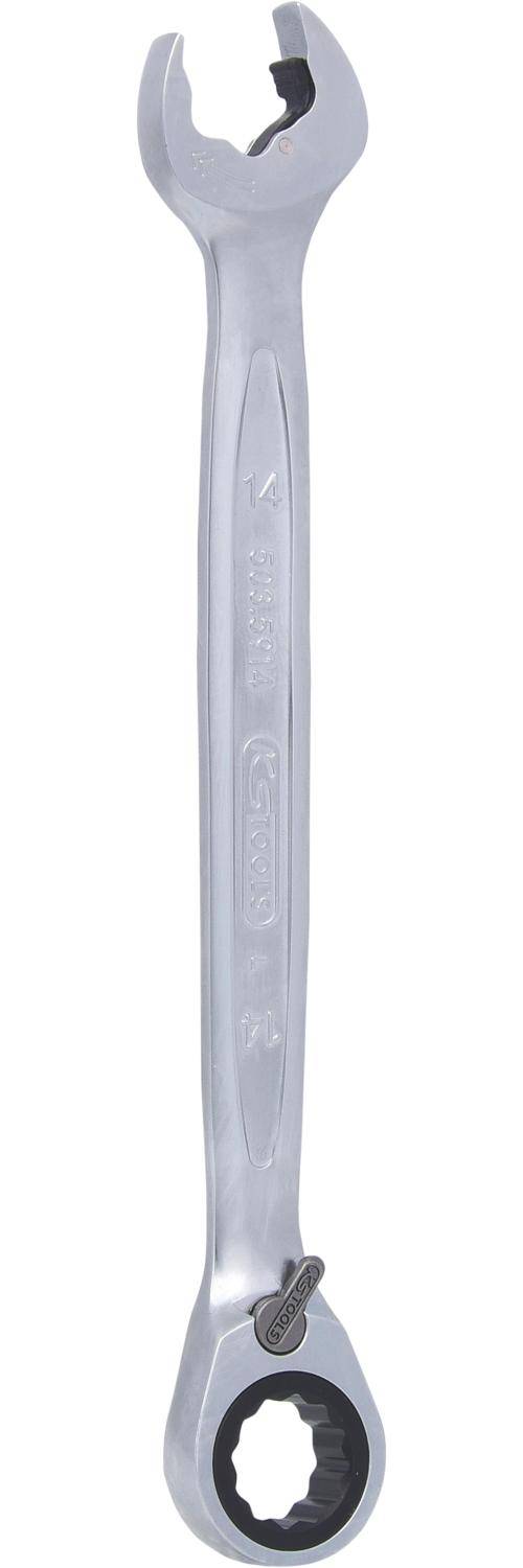 KS TOOLS DUO GEARplus Ringmaulschlssel,Maul-Ratschenfunktion 14mm,