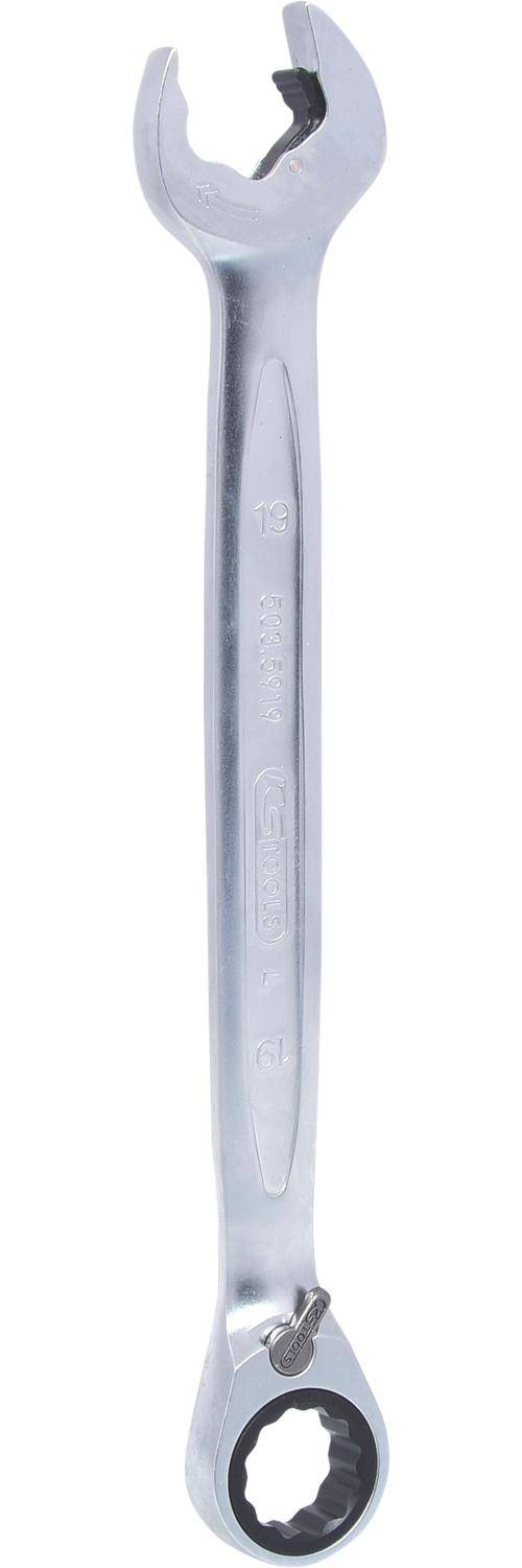 KS TOOLS DUO GEARplus Ringmaulschlssel,Maul-Ratschenfunktion 19mm,