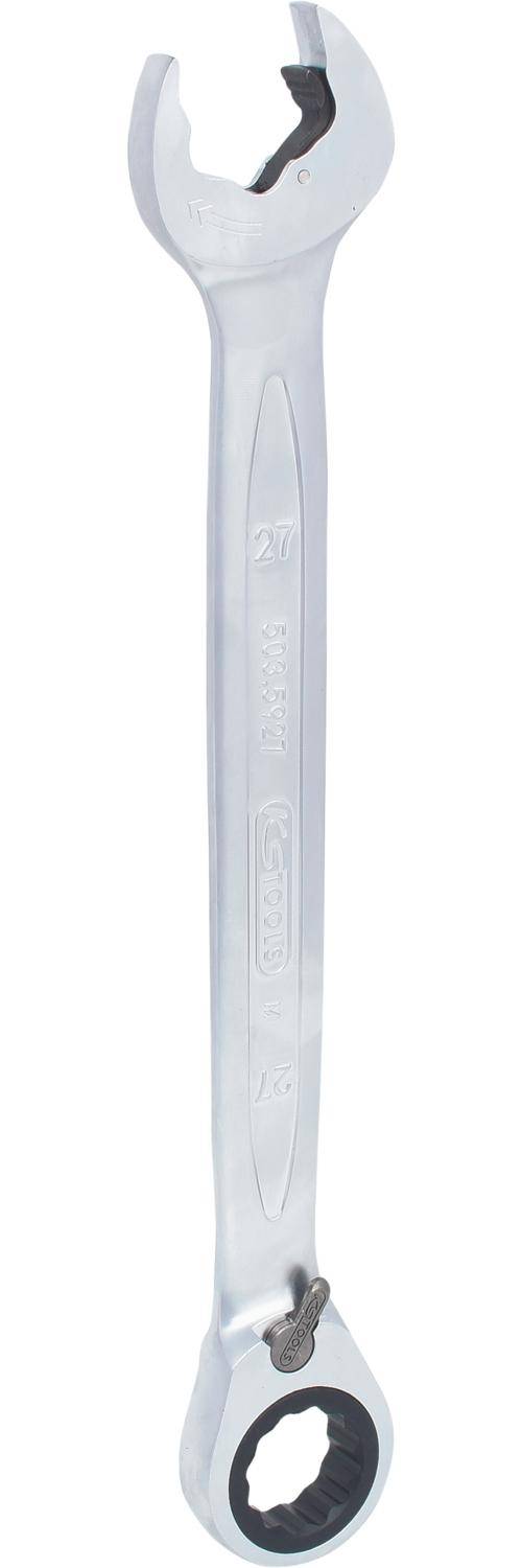KS TOOLS DUO GEARplus Ringmaulschlssel,Maul-Ratschenfunktion 27mm,