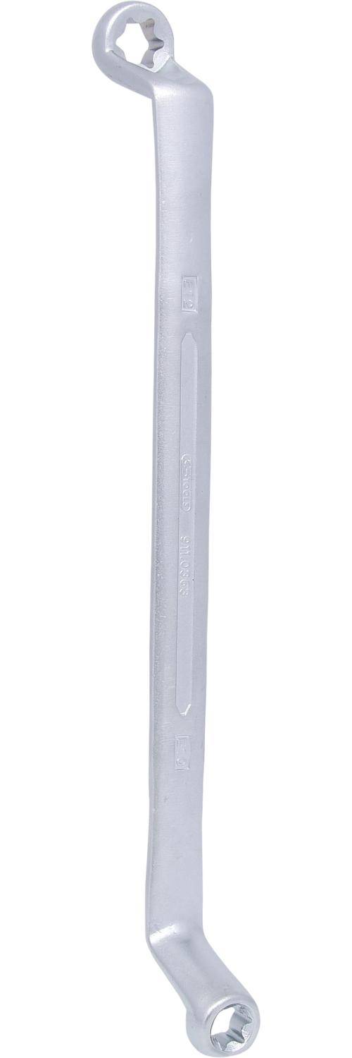 KS TOOLS Torx-E-Doppel-Ringschlssel, gekrpft, E10xE12