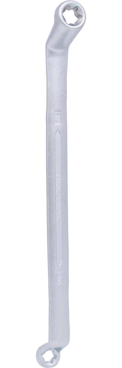 KS TOOLS Torx-E-Doppel-Ringschlssel, gekrpft, E10xE12