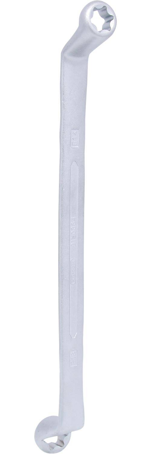 KS TOOLS Torx-E-Doppel-Ringschlssel, gekrpft, E14xE18