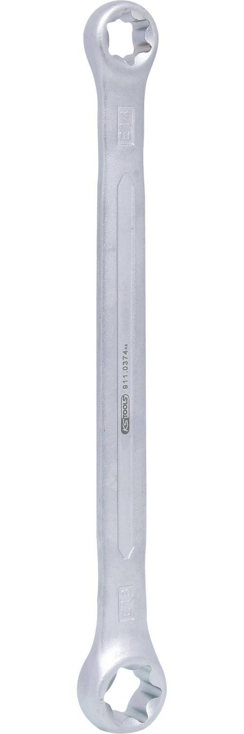 KS TOOLS Torx-E-Doppel-Ringschlssel, E14xE18