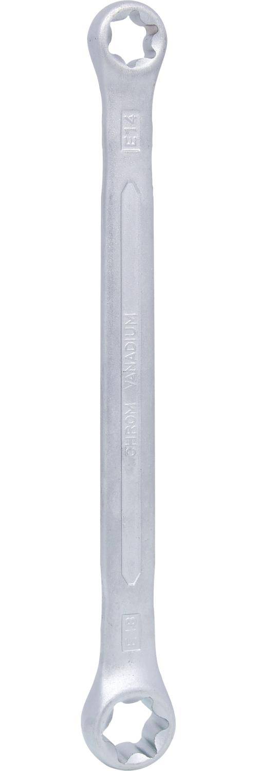 KS TOOLS Torx-E-Doppel-Ringschlssel, E14xE18