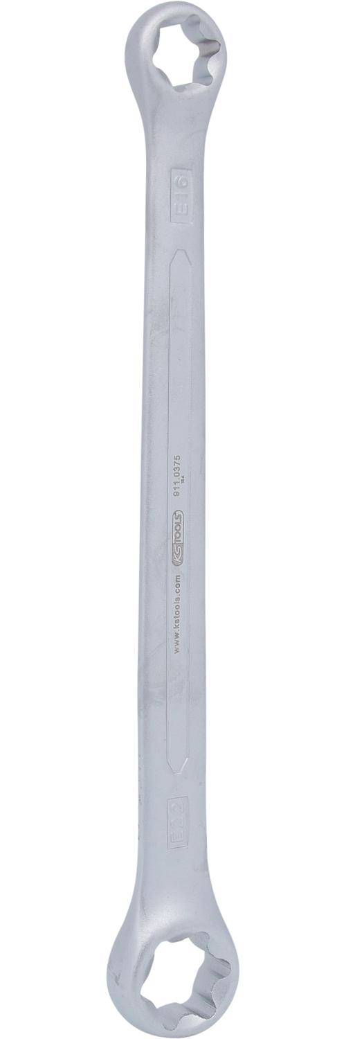 KS TOOLS Torx-E-Doppel-Ringschlssel, E16xE22