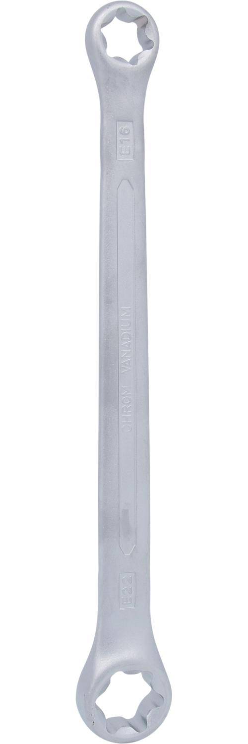 KS TOOLS Torx-E-Doppel-Ringschlssel, E16xE22