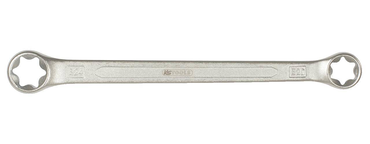 KS TOOLS Torx-E-Doppel-Ringschlssel, E20xE24