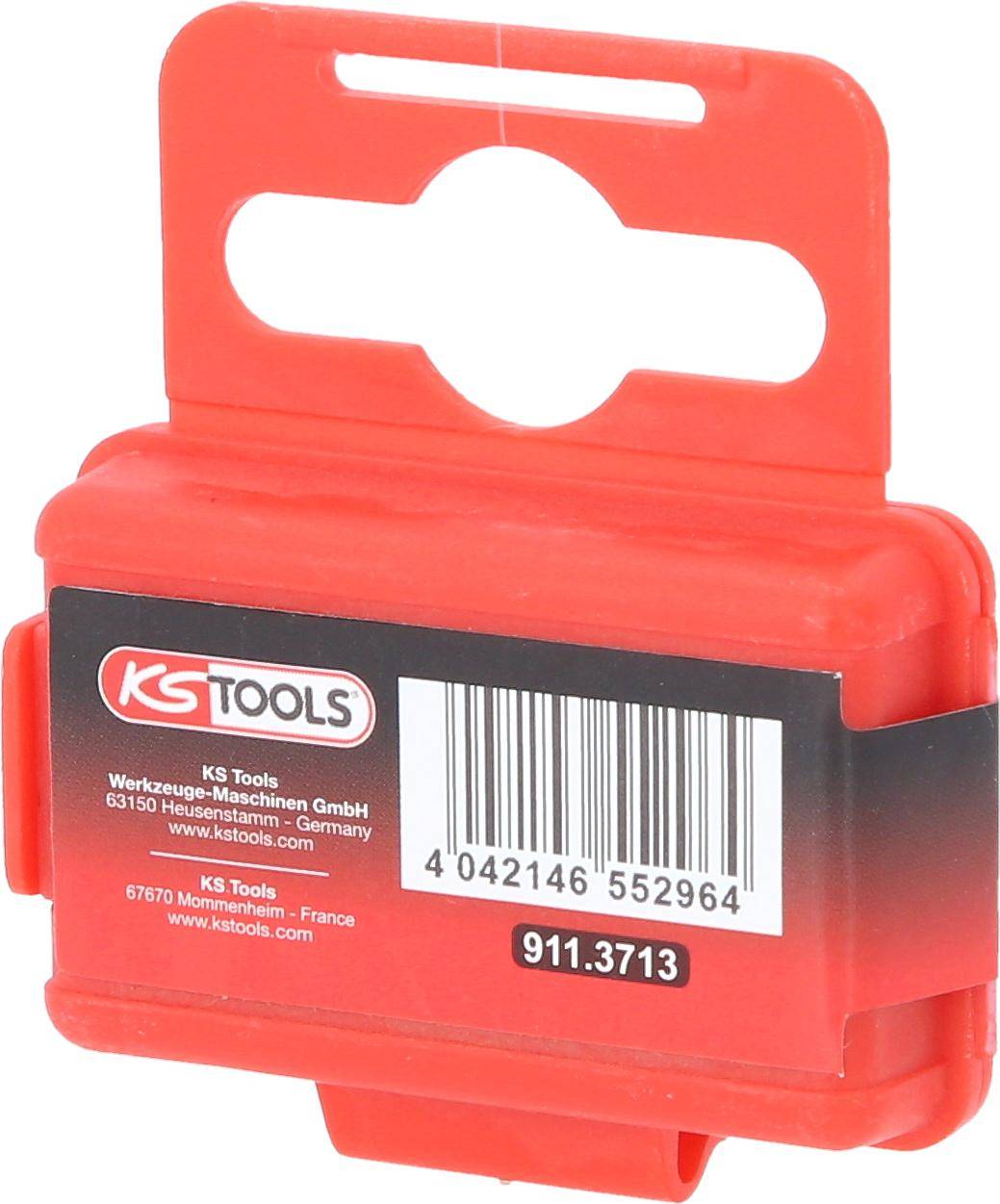 KS TOOLS 1/4" Bit Innensechskant, 25mm, Kugelkopf, 7/64", 5er Pack