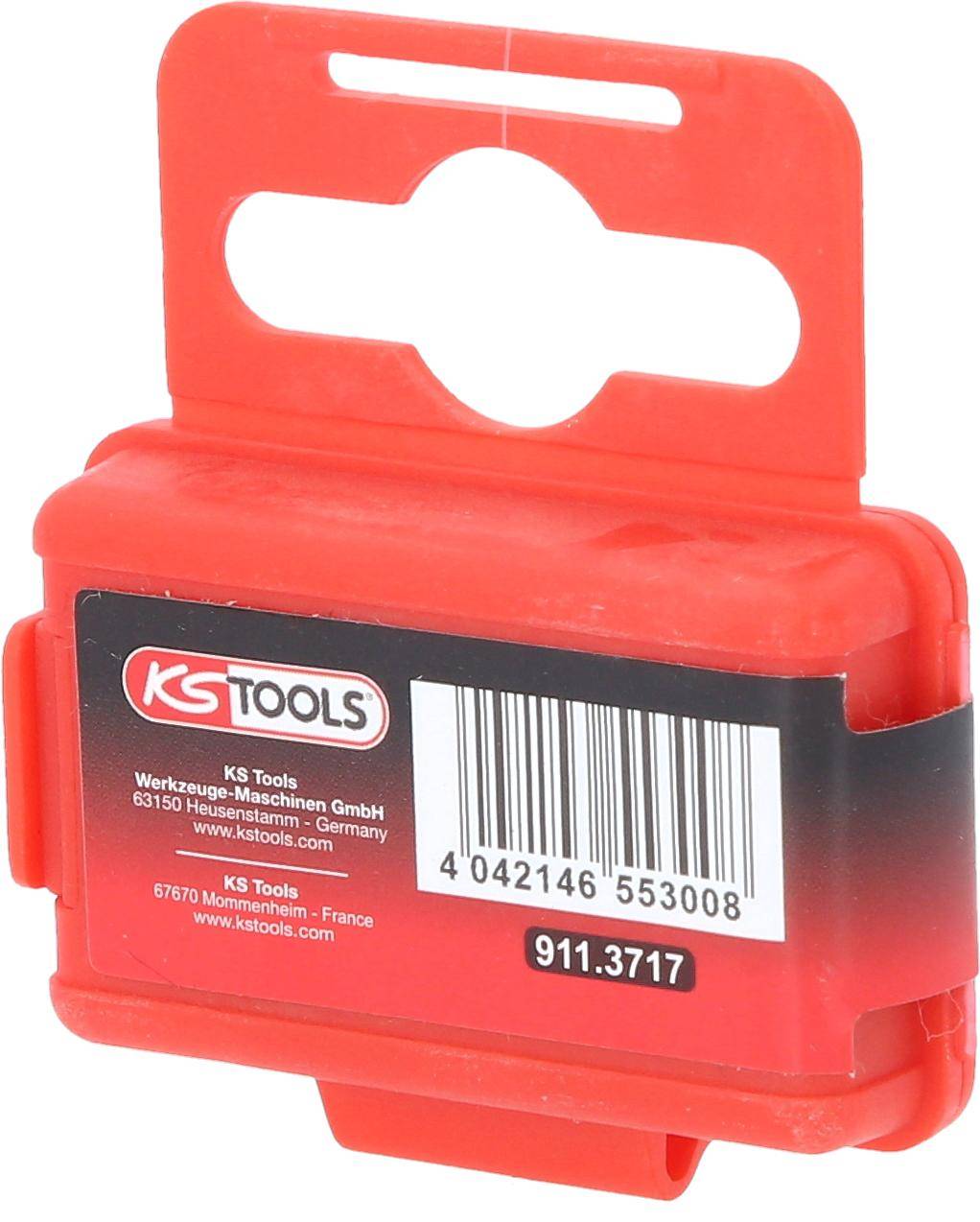 KS TOOLS 1/4" Bit Innensechskant, 25mm, Kugelkopf, 9/64", 5er Pack