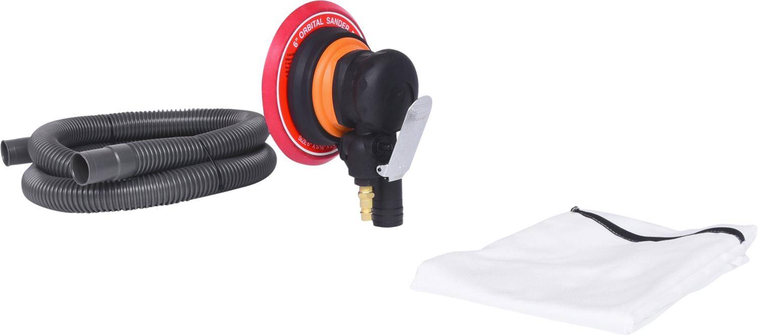 KS TOOLS Feinschliff-Druckluft-Excenterschleifer mit Staubabsaugung
