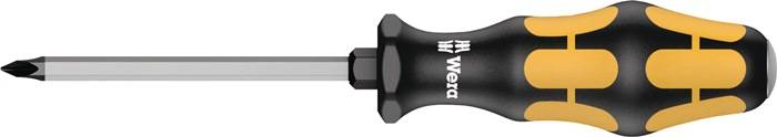 Schraubendreher 918 SPZ PZD 4 Klingen-L.200mm 1K-Griff 6KT Kl./Ans.,Schl-K.WERA