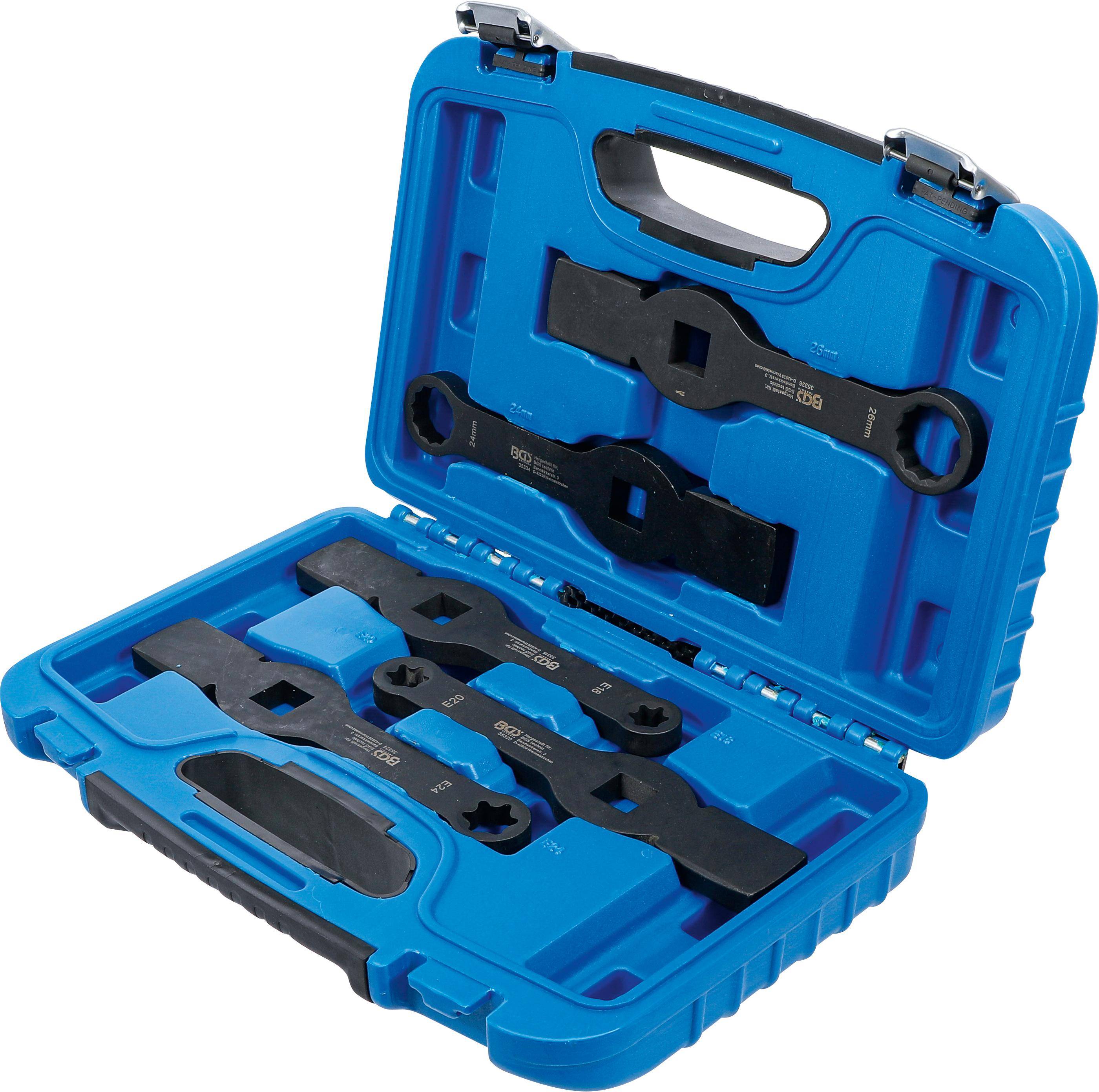 BGS Schlag-Ringschlssel-Satz | Zwlfkant / E-Profil (fr Torx) | 5-tlg.