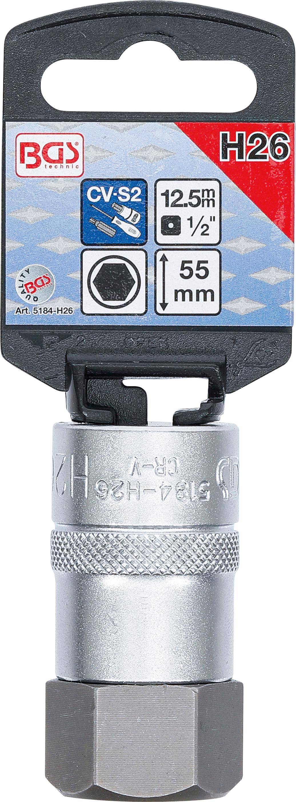BGS Bit-Einsatz | Antrieb Innenvierkant 12,5 mm (1/2") |
